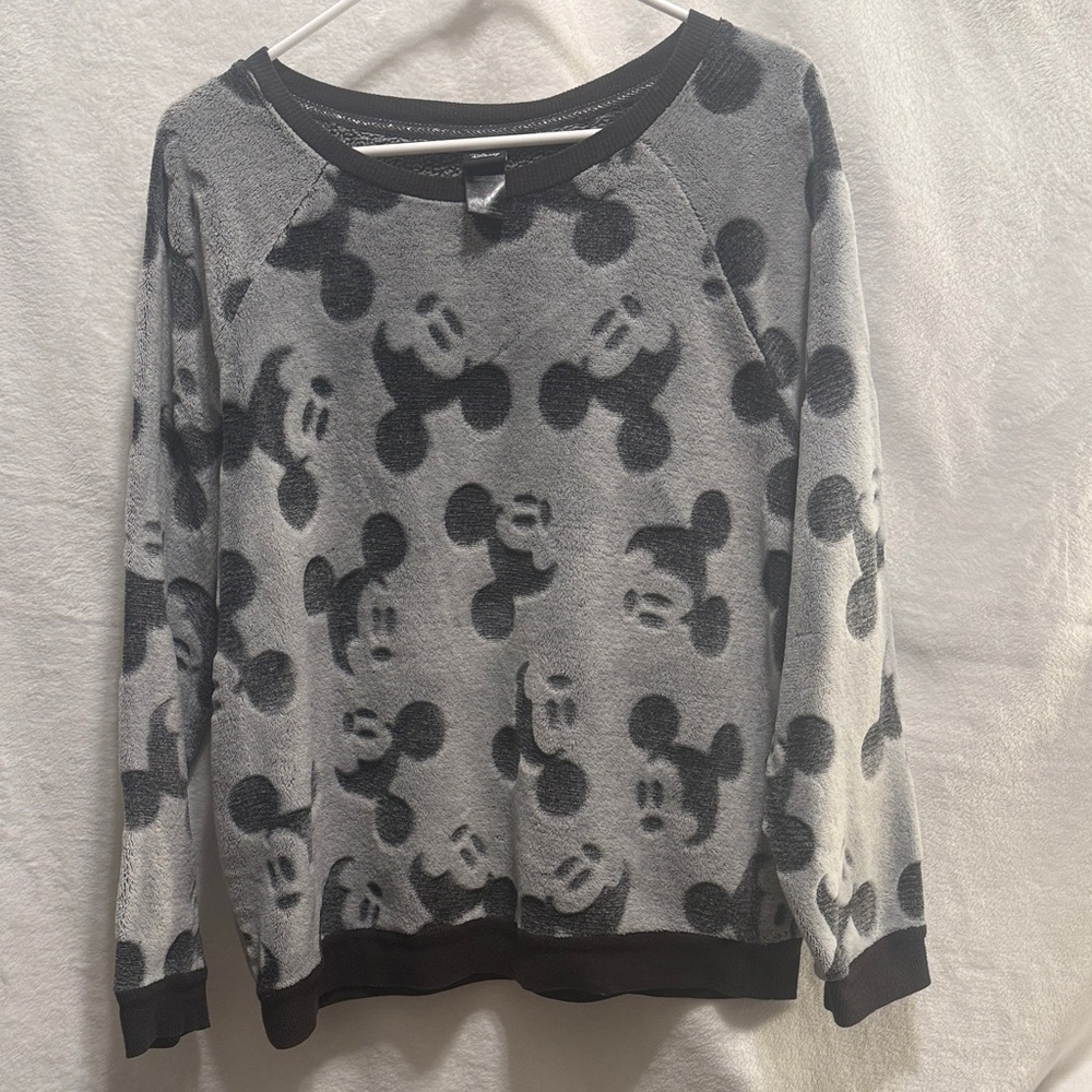 Disney Mickey Mouse Sweater - Black and Gray